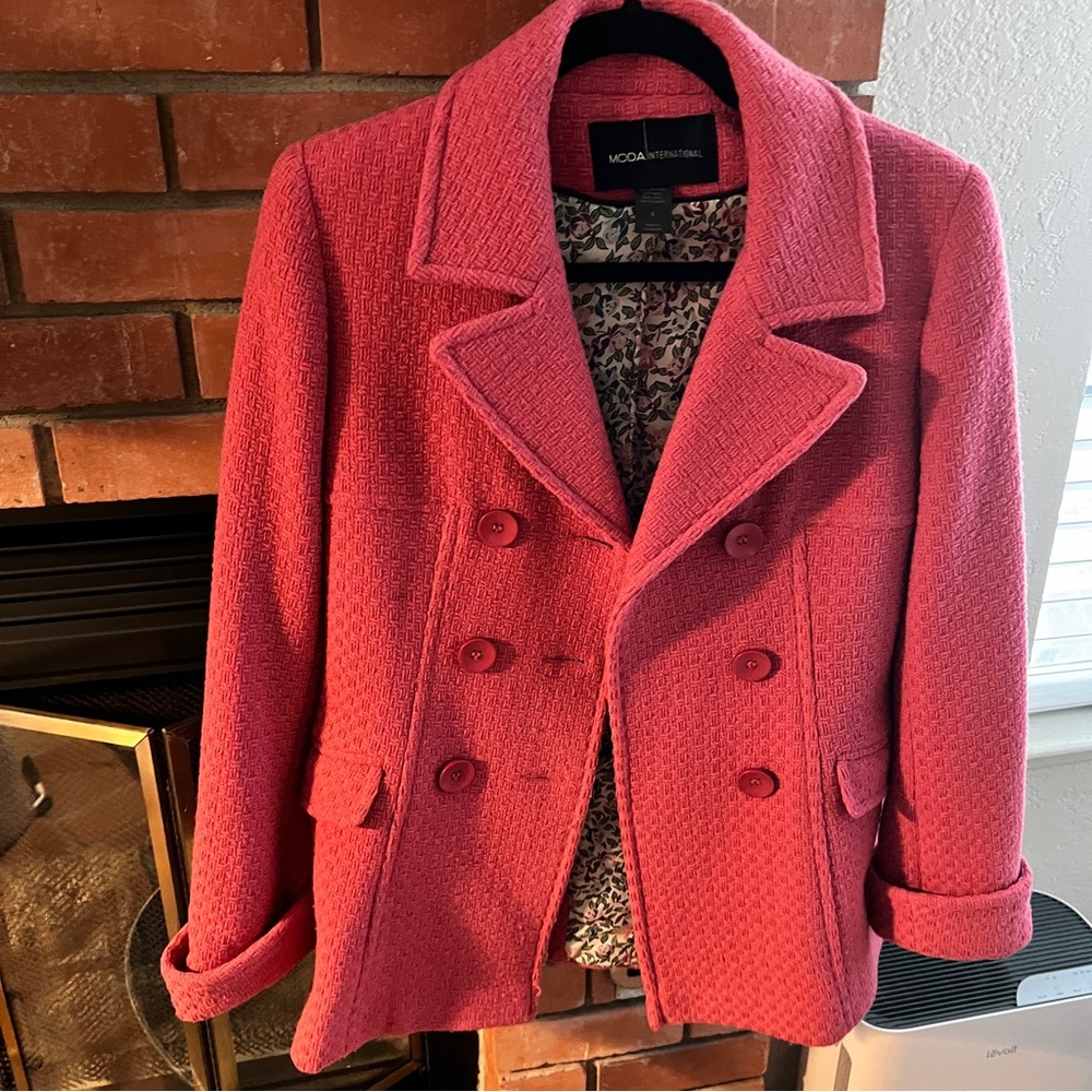 💕 Pink Moda International Peacoat 💕